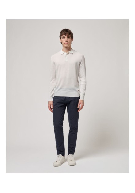 Pantalon Gianni Lupo navy chino popelin Pantalon Gianni Lupo navy chino popelin