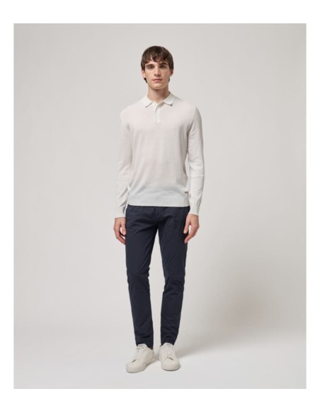 Pantalon Gianni Lupo navy chino popelin