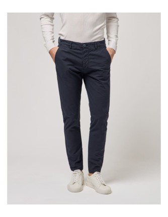 Pantalon Gianni Lupo navy chino popelin 2