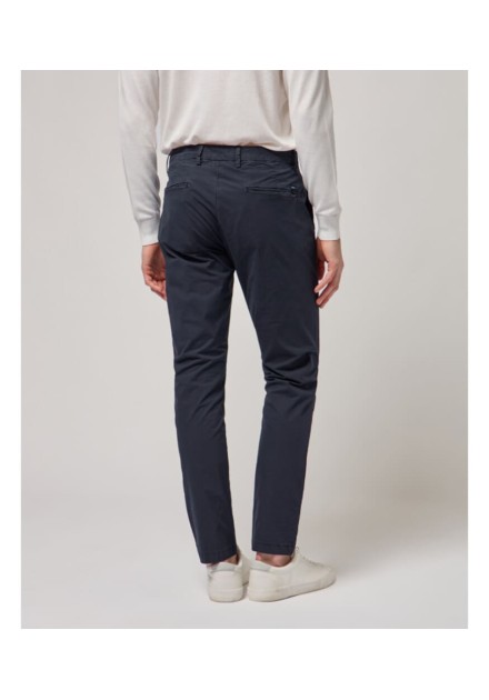 Pantalon Gianni Lupo navy chino popelin Pantalon Gianni Lupo navy chino popelin