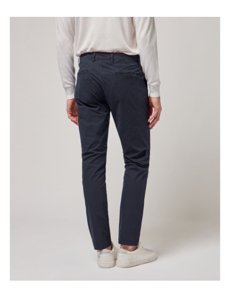 Pantalon Gianni Lupo navy chino popelin