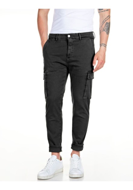 Pantalon Replay Jeans negro Hiperflex Ja Pantalon Replay Jeans negro Hiperflex Ja