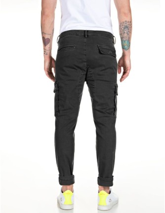 Pantalon Replay Jeans negro Hiperflex Ja 2