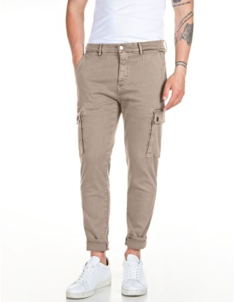 Pantalon Replay Jeans beig Hiperflex Jaa