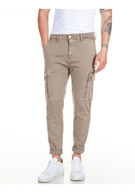 Pantalon Replay Jeans beig Hiperflex Jaa Pantalon Replay Jeans beig Hiperflex Jaa