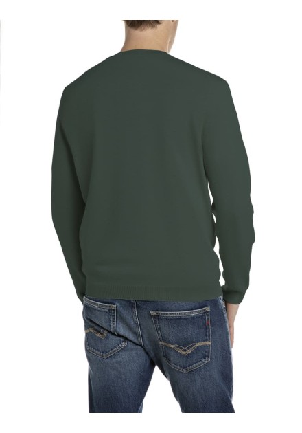 Jersey Replay verde tricot Jersey Replay verde tricot