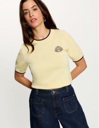 Jersey Morgan Mclub amarillo manga corta