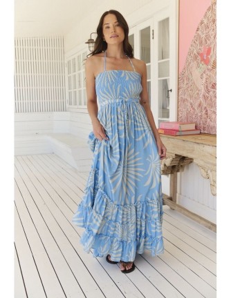 Vestido Jaase Opi floating palms
