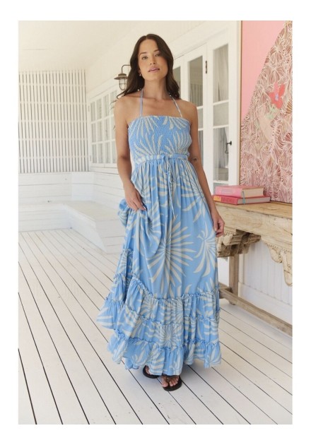 Vestido Jaase Opi floating palms