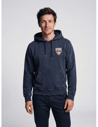 Sudadera Lasal Equip azul, vista frontal completa