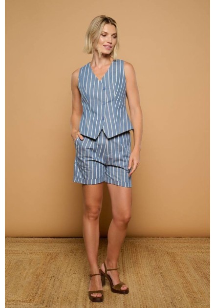 Short Minueto Balear rayas