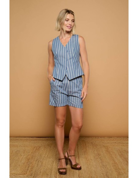 Short Minueto Balear rayas
