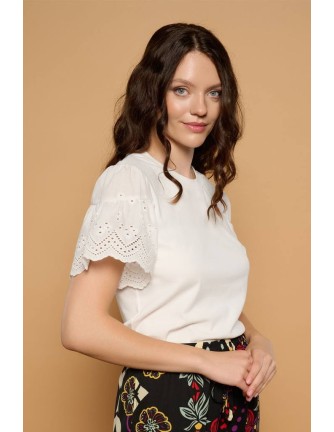 Camiseta Minueto Tangerine blanca 2