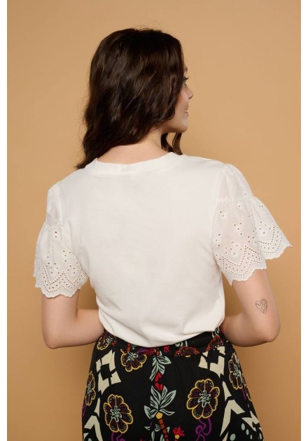 Camiseta Minueto Tangerine blanca Camiseta Minueto Tangerine blanca