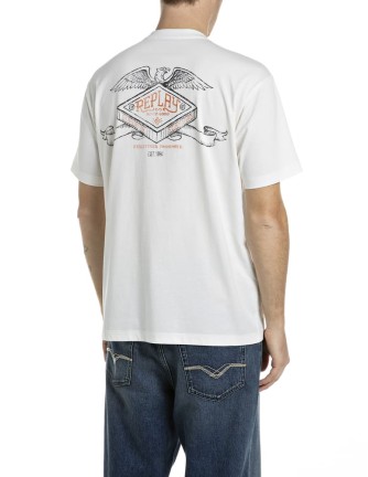 Camiseta Replay beig 2