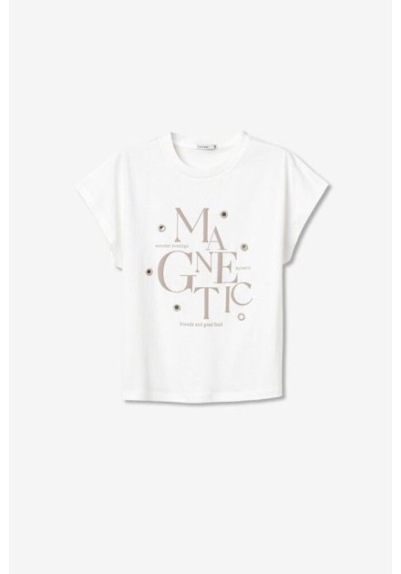 Camiseta Tiffosi Polka blanca Camiseta Tiffosi Polka blanca