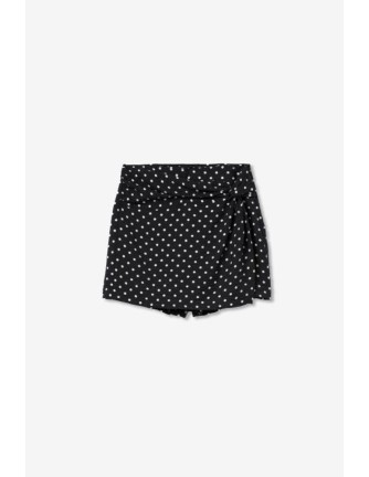 Falda pantalon Tiffosi Emma negra lunares