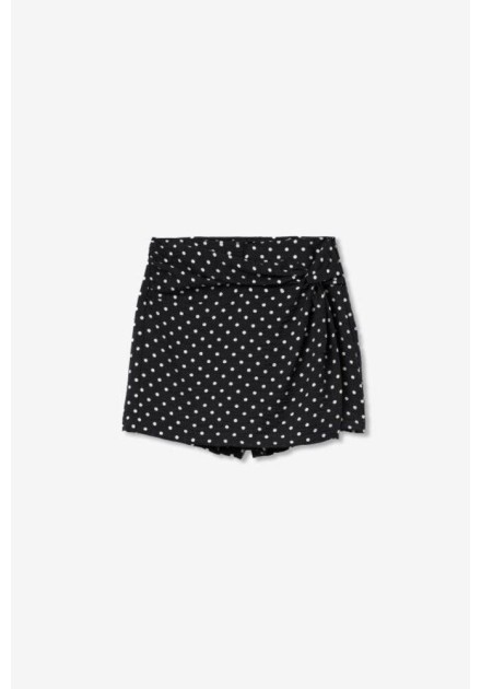 Falda pantalon Tiffosi Emma negra lunares Falda pantalon Tiffosi Emma negra lunares