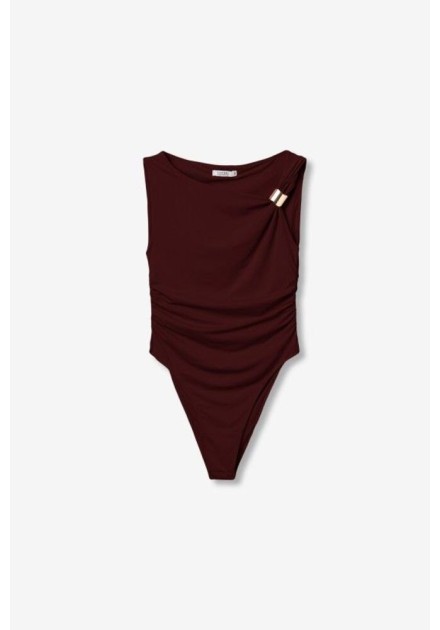 Body Tiffosi Isa granate detalle Body Tiffosi Isa granate detalle