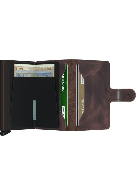 Secrid Miniwallet Vintage Chocolate Secrid Miniwallet Vintage Chocolate