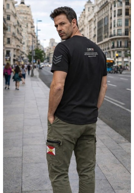 Camiseta Lasal Guards negra hombre