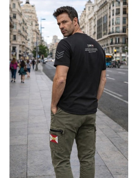 Camiseta Lasal Guards negra hombre