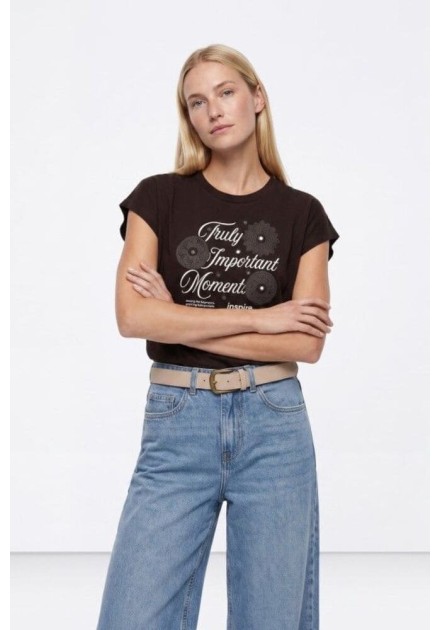 Camiseta Tiffosi Palka marron Camiseta Tiffosi Palka marron