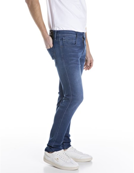 Pantalon Replay Jeans Anbass denim elastico