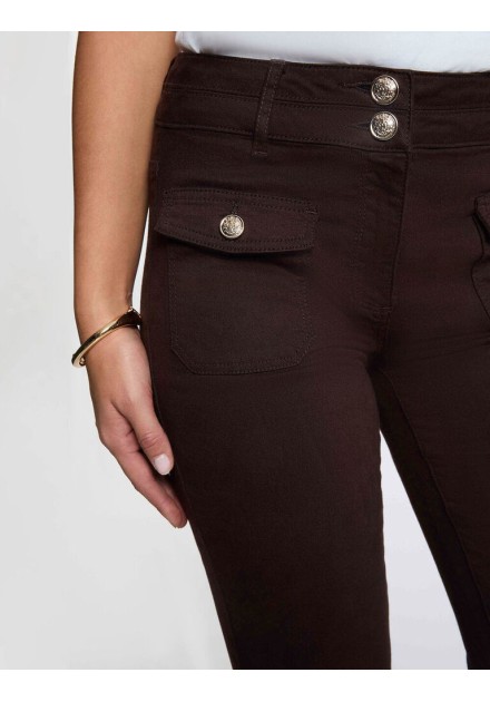 Pantalon Morgan Poleme marron Pantalon Morgan Poleme marron