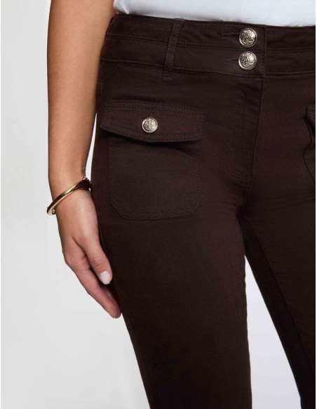 Pantalon Morgan Poleme marron