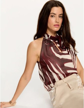 Top Morgan Omel lazada cuello multicolor 2