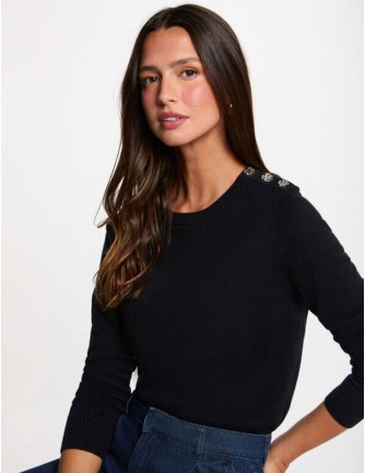 Jersey Morgan Mkisso negro detalle botones