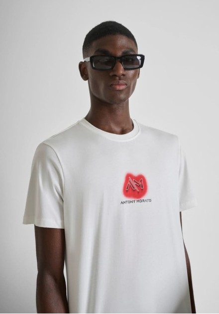 Camiseta Antony Morato beig regular fit Camiseta Antony Morato beig regular fit