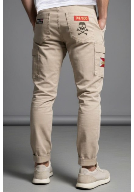 Pantalon Italy cargo beig Pantalon Italy cargo beig