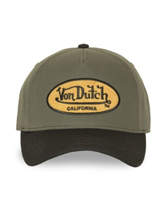 Gorra Von Dutch Terry verde+negra