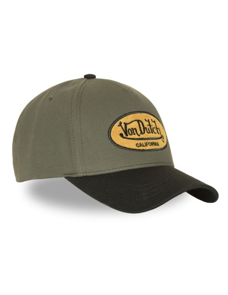 Gorra Von Dutch Terry verde visera negra