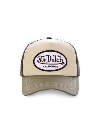 Gorra Von Dutch california verde+beig