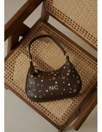Bolso Noco góndola cristales marron