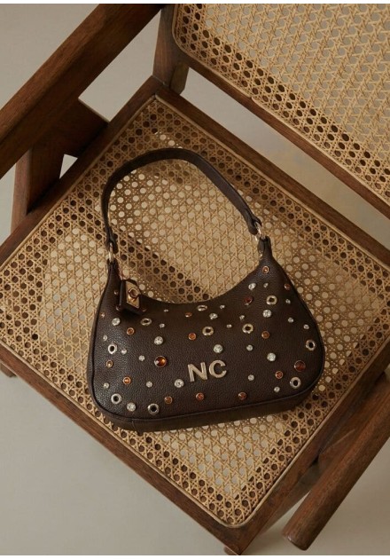 Bolso Noco góndola cristales marron