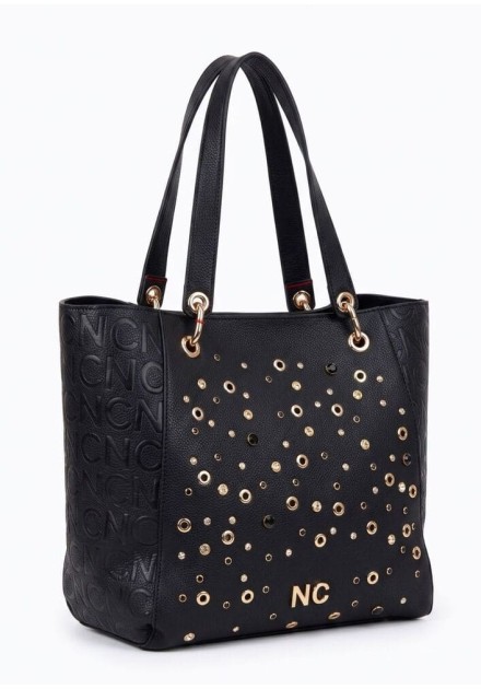 Bolso Noco tote cristales negro grande Bolso Noco tote cristales negro grande