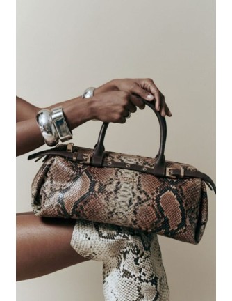 Bolso Noco baguette serpiente marron