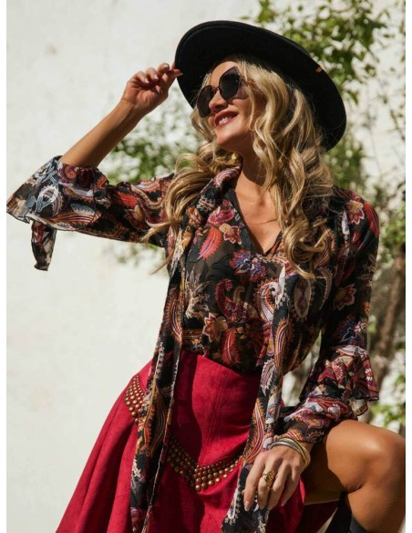 Blusa Solvik Camaleónica by Capriche estamoada