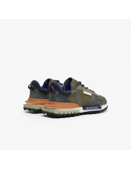 Sneakers Lacoste Elite Active 2264 verde y naranja