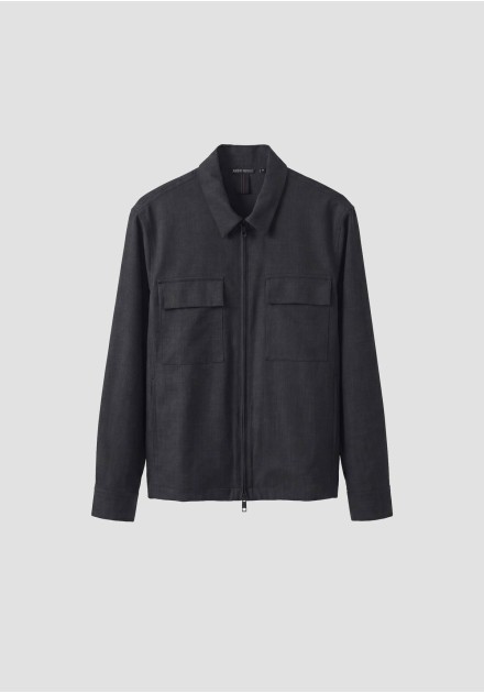 Chaqueta Antony Morato negra Portland, plano de medio cuerpo Chaqueta Antony Morato negra Portland, plano de medio cuerpo