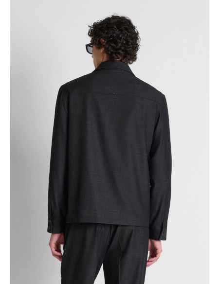Chaqueta Antony Morato negra Portland, vista trasera