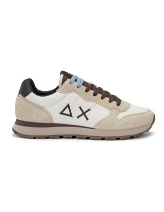 Sneakers Sun 68 Tom Solid blanco crema, vista lateral