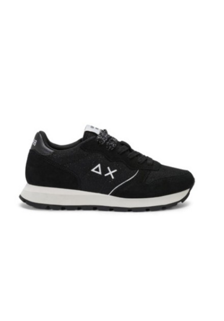 Sneakers Sun 68 Ally Glitter textile negro, vista lateral