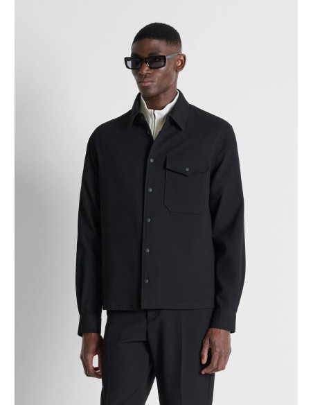 Sobrecamisa Antony Morato negra Santiago