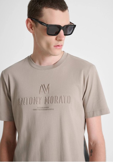Camiseta Antony Morato Grit Logo Camiseta Antony Morato Grit Logo