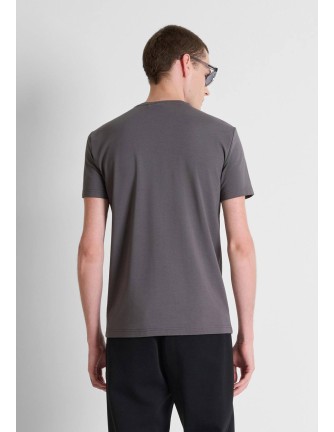 Camiseta Antony Morato gris básica - vista frontal 2